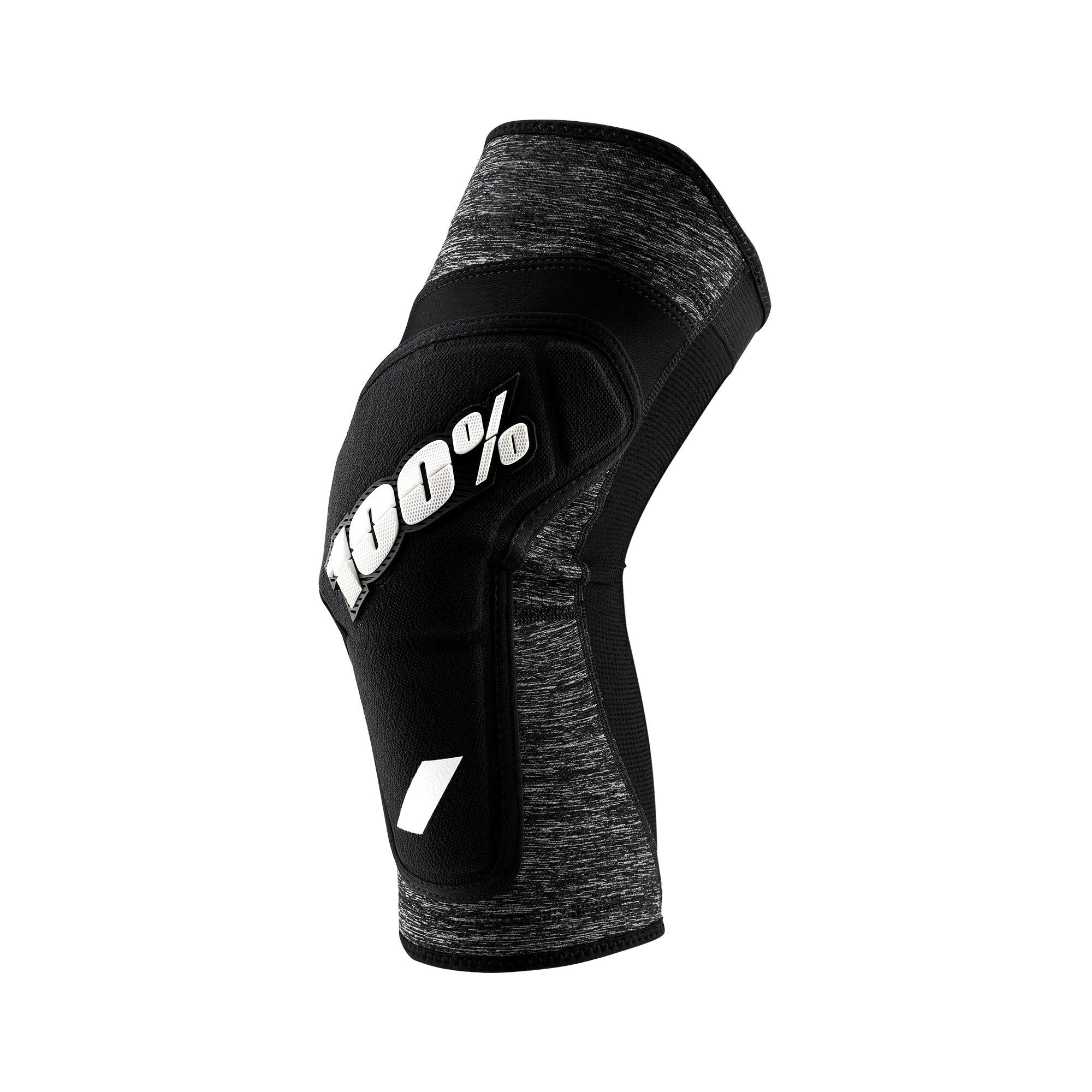 100% Ridecamp Knee Guards Heather Grey/Black / S