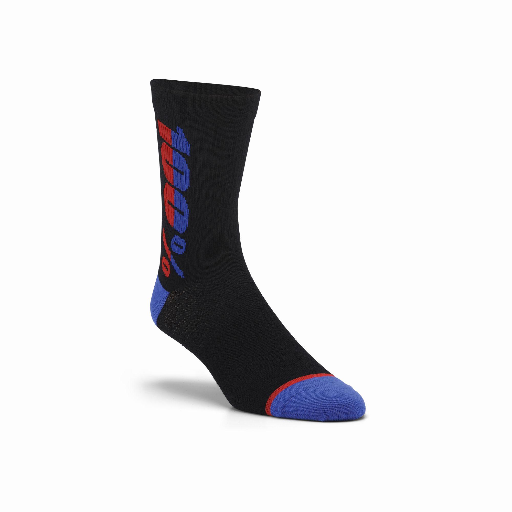 100% Rythym Merino MTB Socks Black / S/M