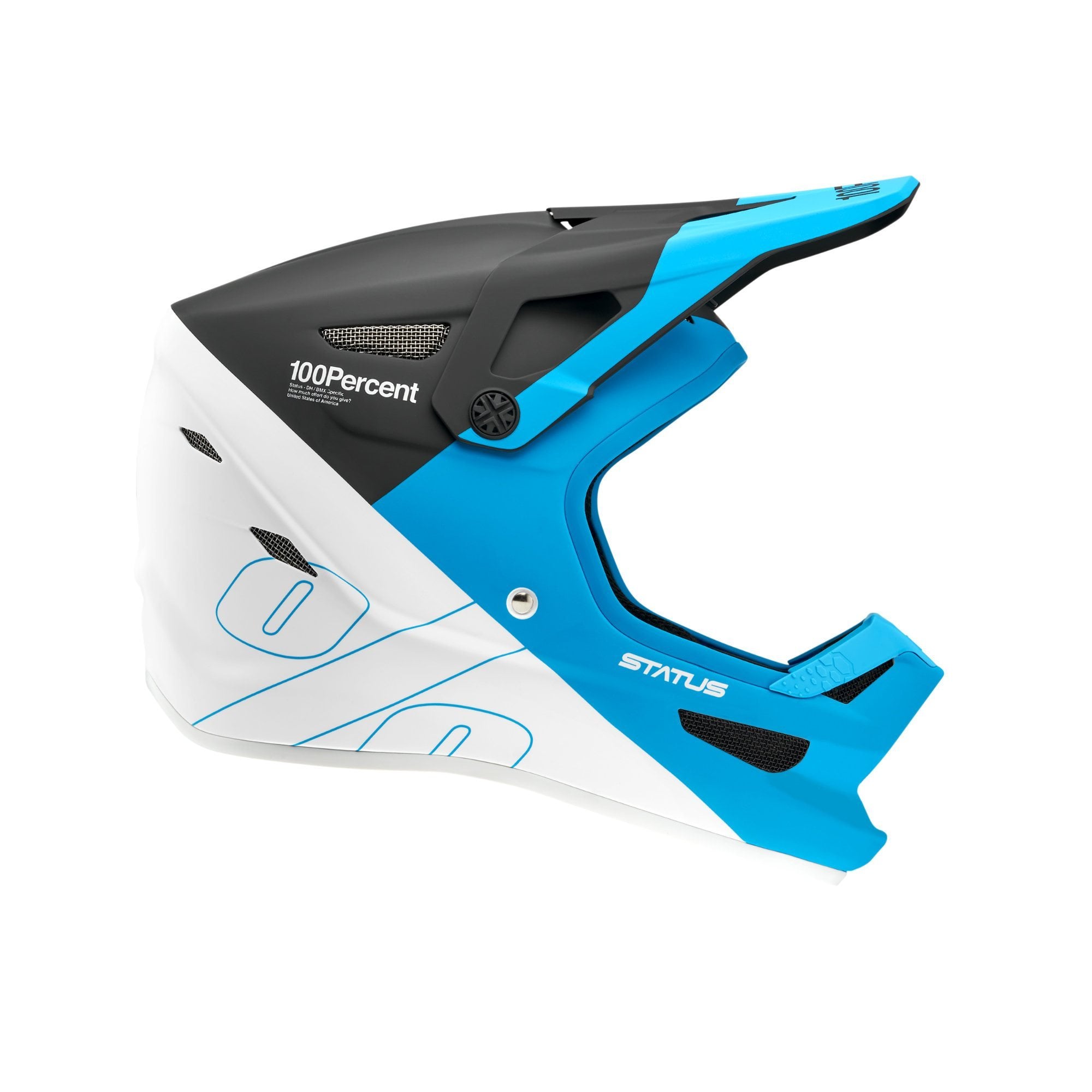 100% Status Youth Full Face Helmet Garda / L