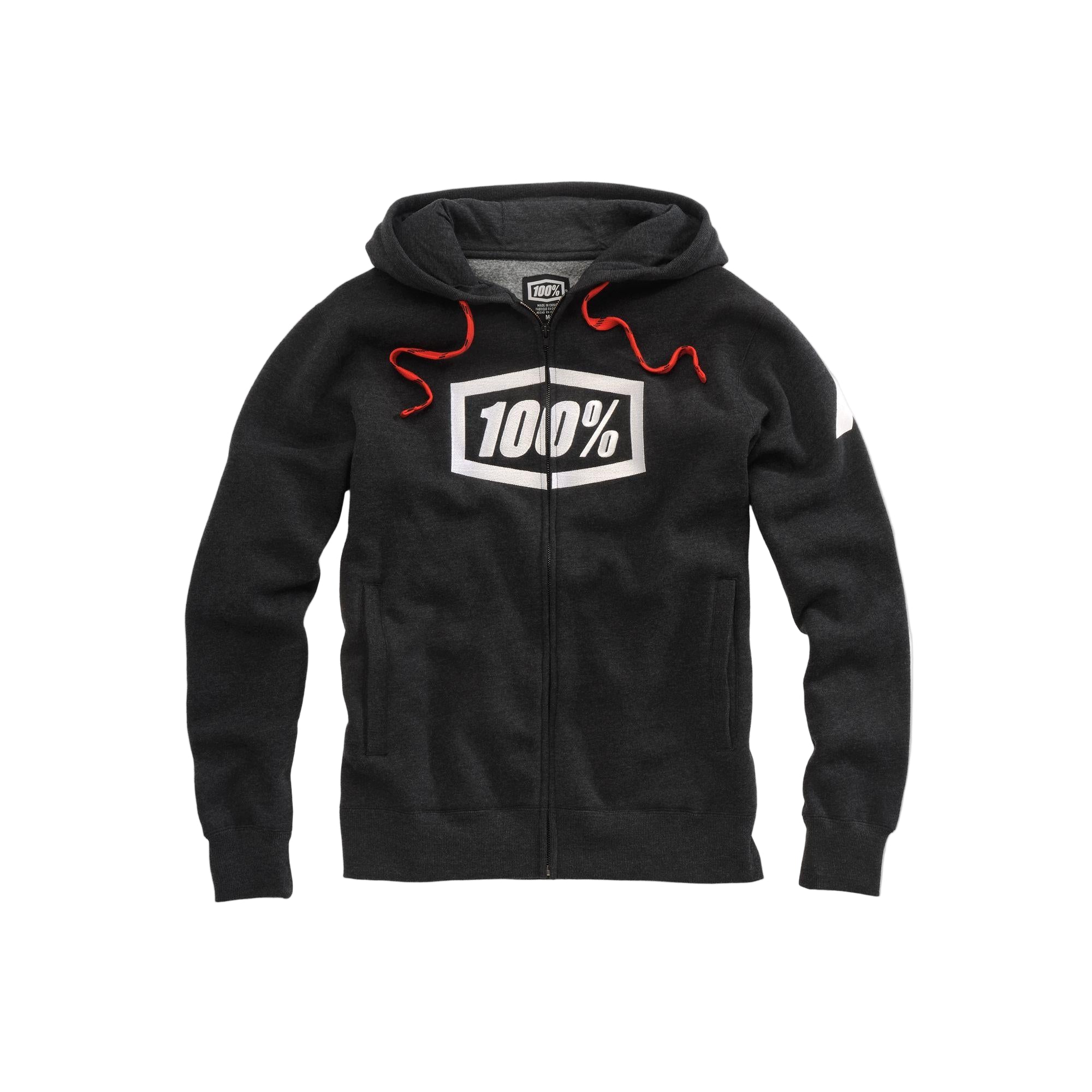 100% Syndicate Zip Fleece Hoodie Black / S