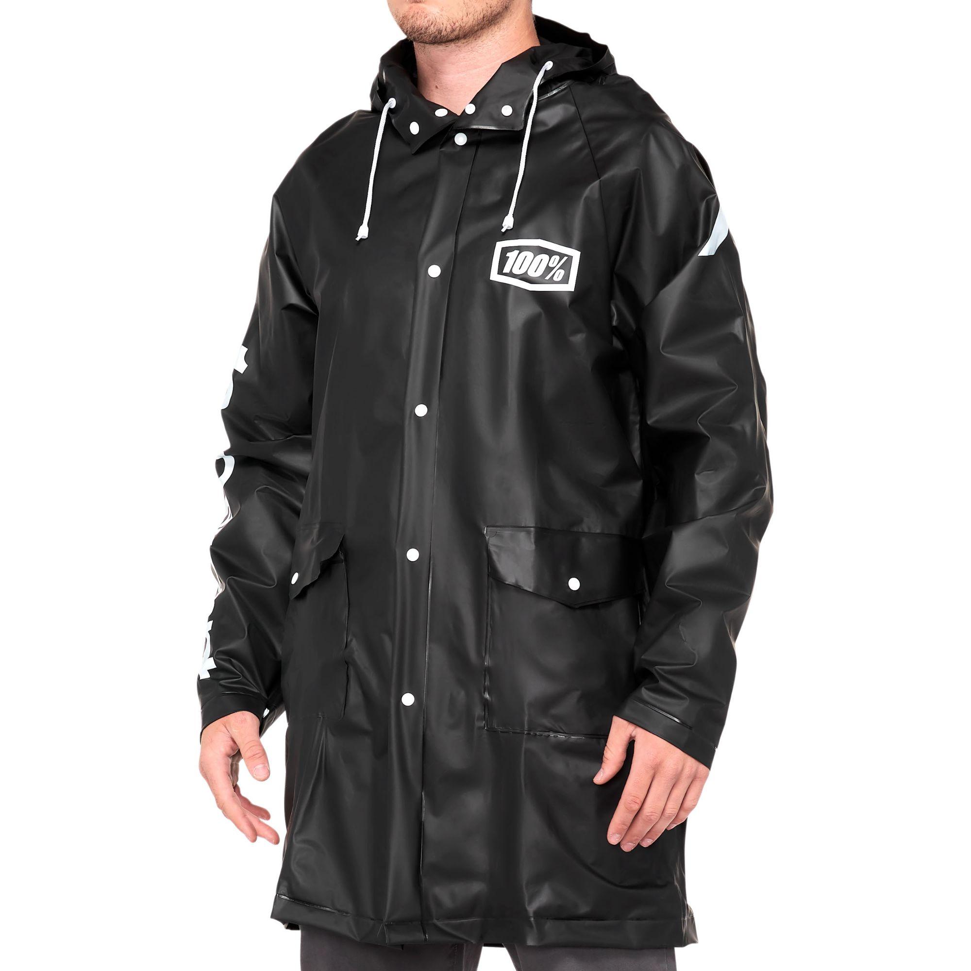 100% Torrent Mechanics Raincoat Black / XL