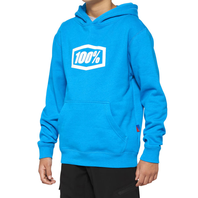 100% Icon Pullover Youth Hoodie