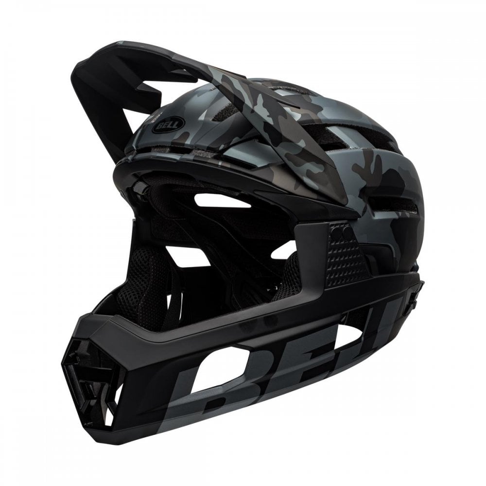 Bell Super Air R MIPS MTB Full Face Helmet Matte/Gloss Black Camo / S 52-56cm