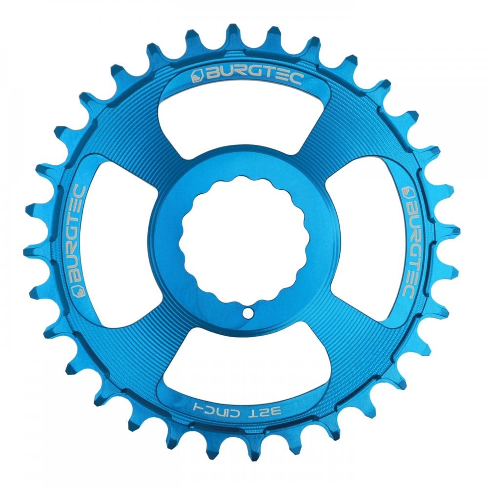 Burgtec Chainring - RF Cinch Thick Thin Deep Blue / 28T