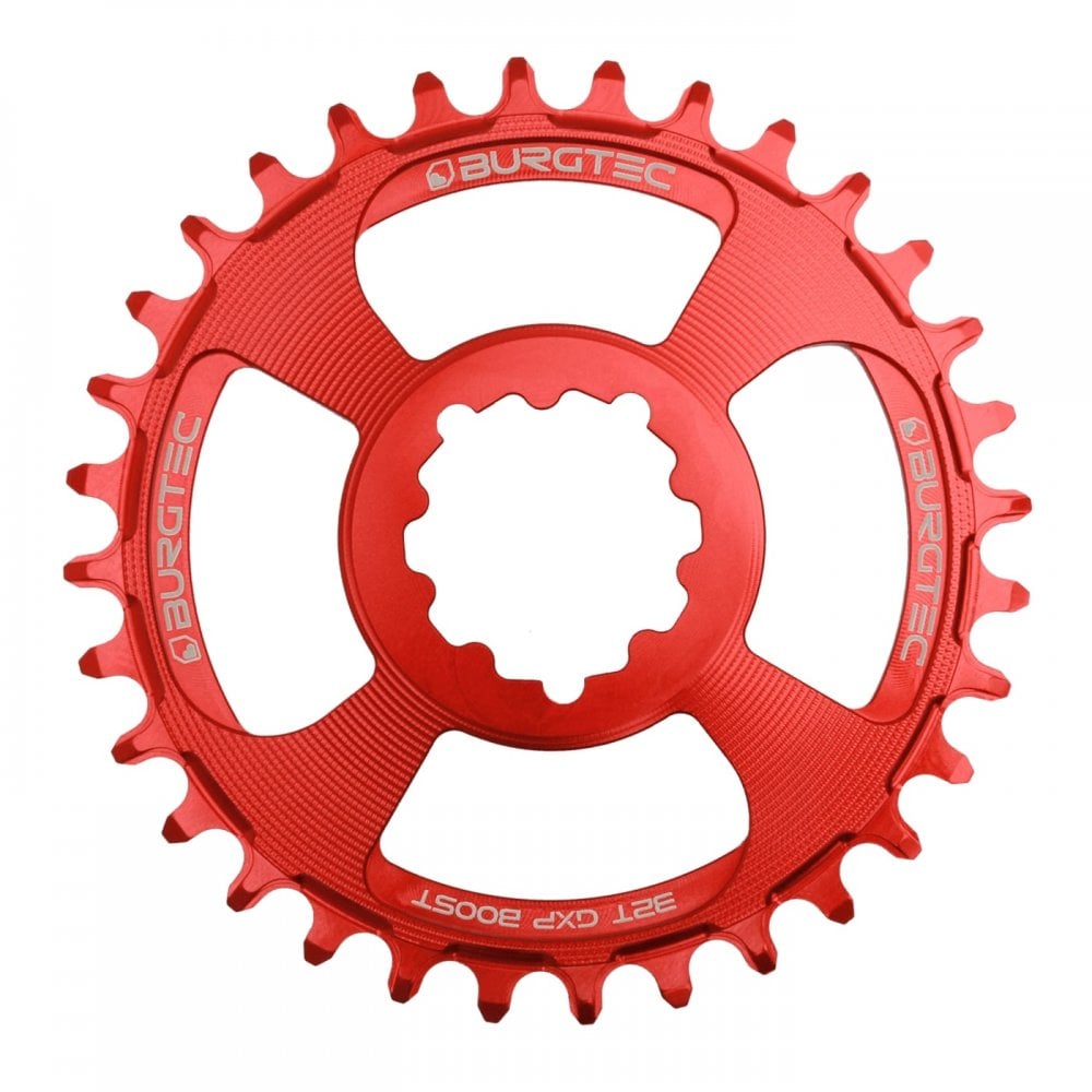 Burgtec Chainring - SRAM GXP Boost 3mm Offset Thick Thin Race Red / 28T