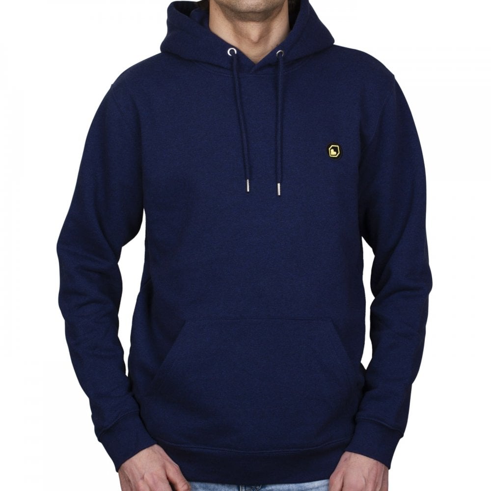Burgtec Icon Hoodie Black Heather Blue / S