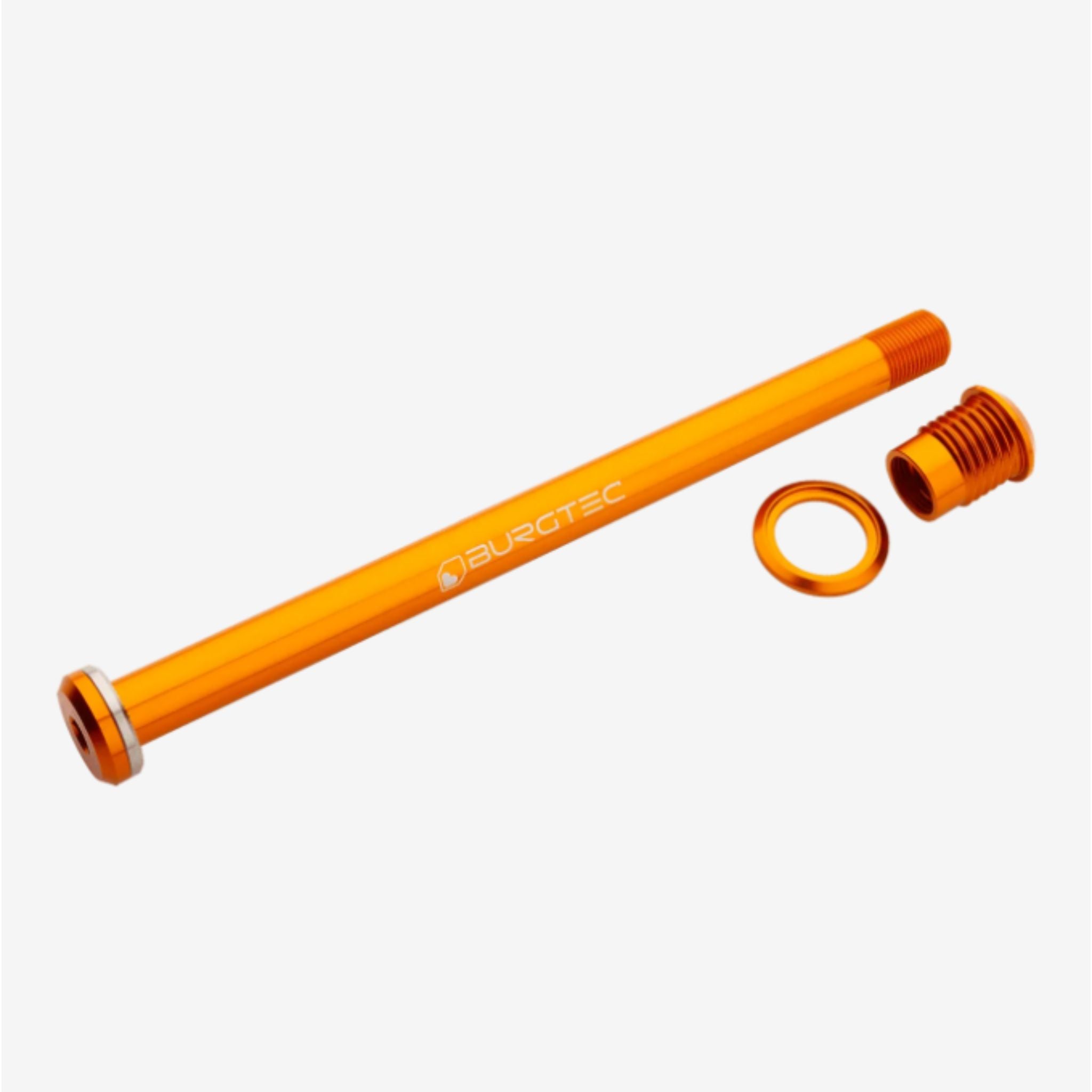 Burgtec Santa Cruz 173.7mm Rear Axle Iron Bro Orange