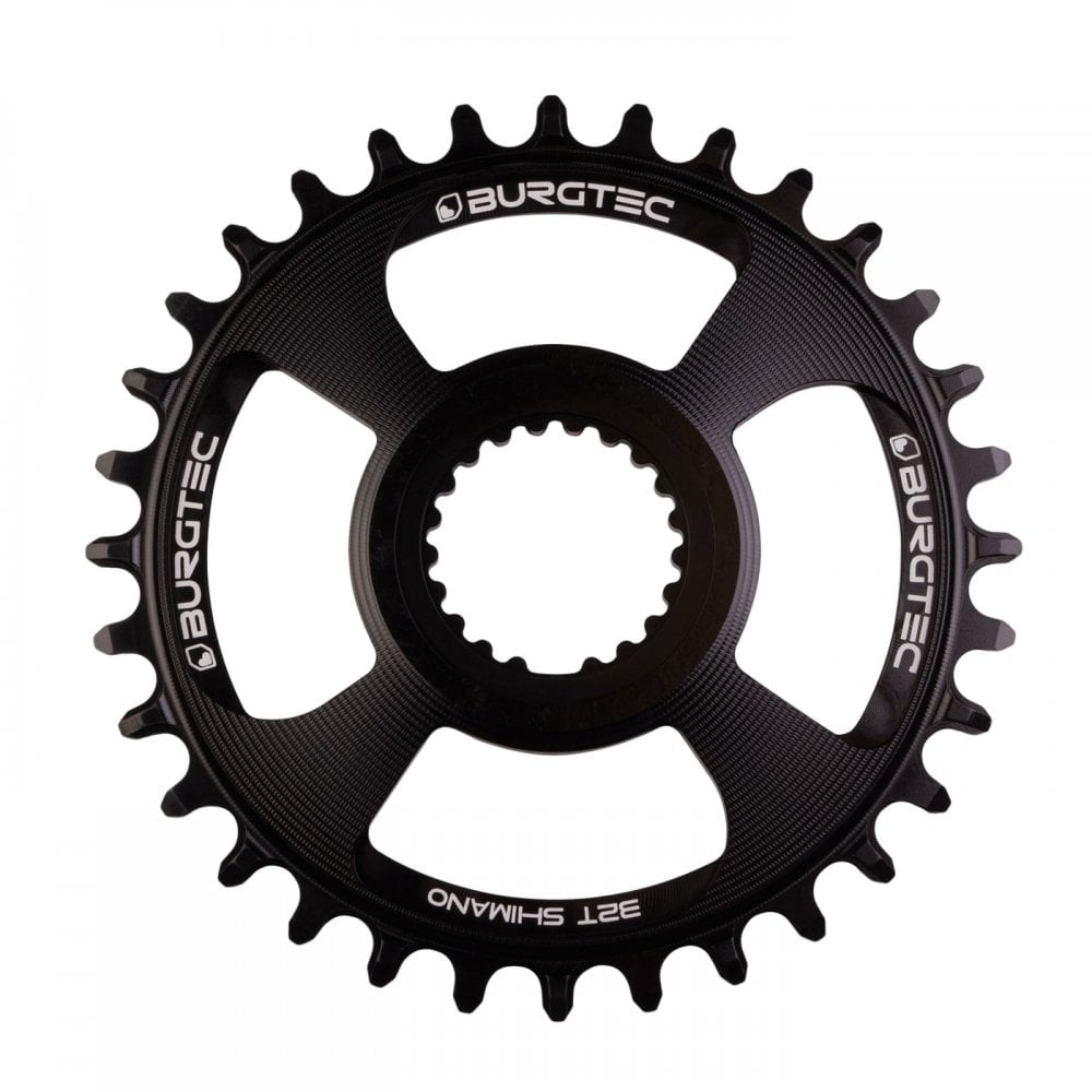 Burgtec Shimano Direct Mount Thick Thin Chainring Burgtec Black / 28T