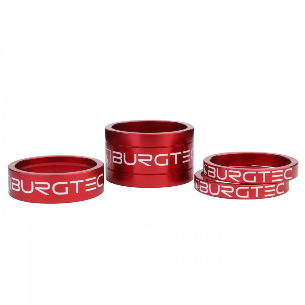 Burgtec Stem Spacers Kit Race Red
