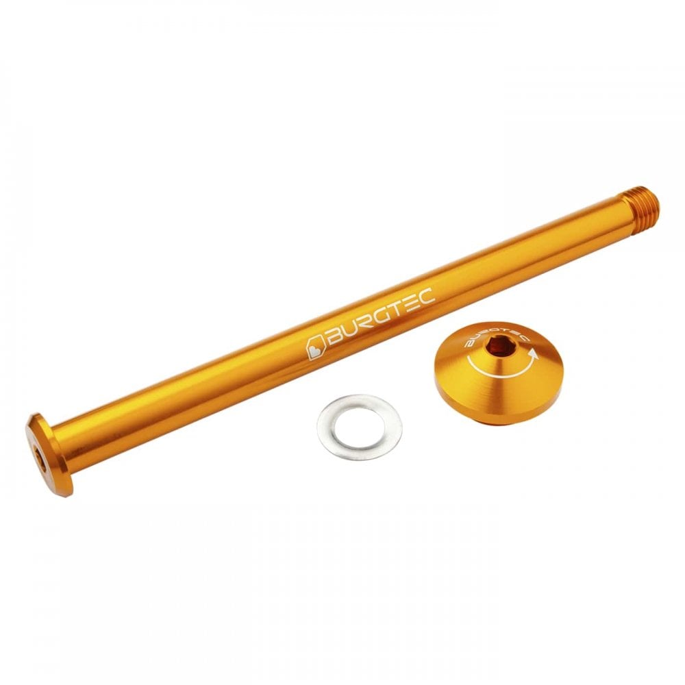 Burgtec Yeti 171mm Rear Axle Iron Bro Orange