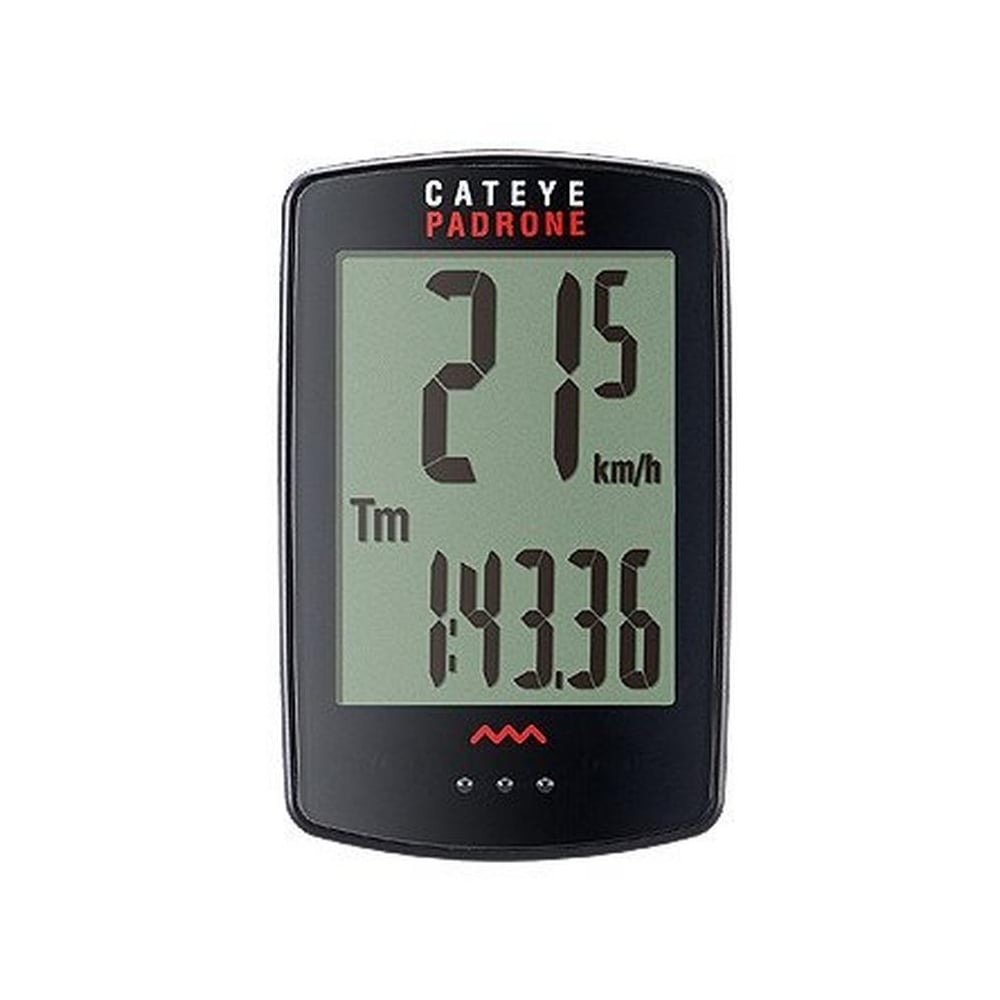 Cateye Padrone Wireless Cycling Computer CC-PA100W Black