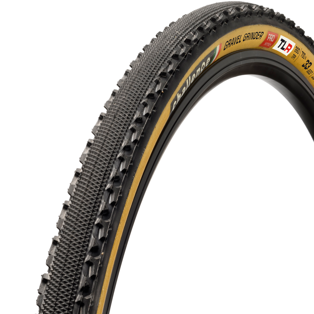 Challenge Gravel Grinder Pro Handmade TLR Tyre Tan / 700x33