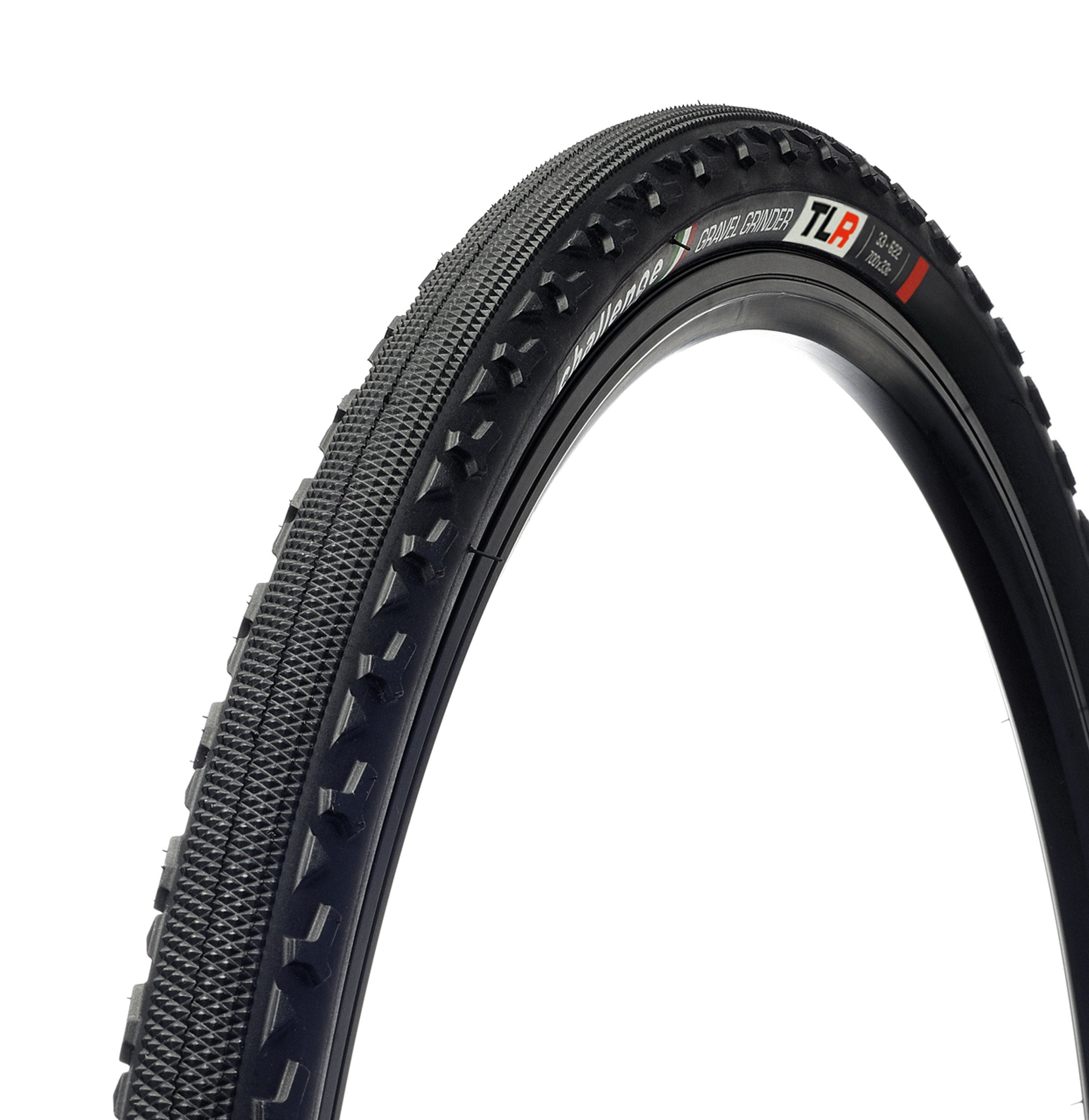 Challenge Gravel Grinder Vulcanised TLR Tyre Black / 700x33