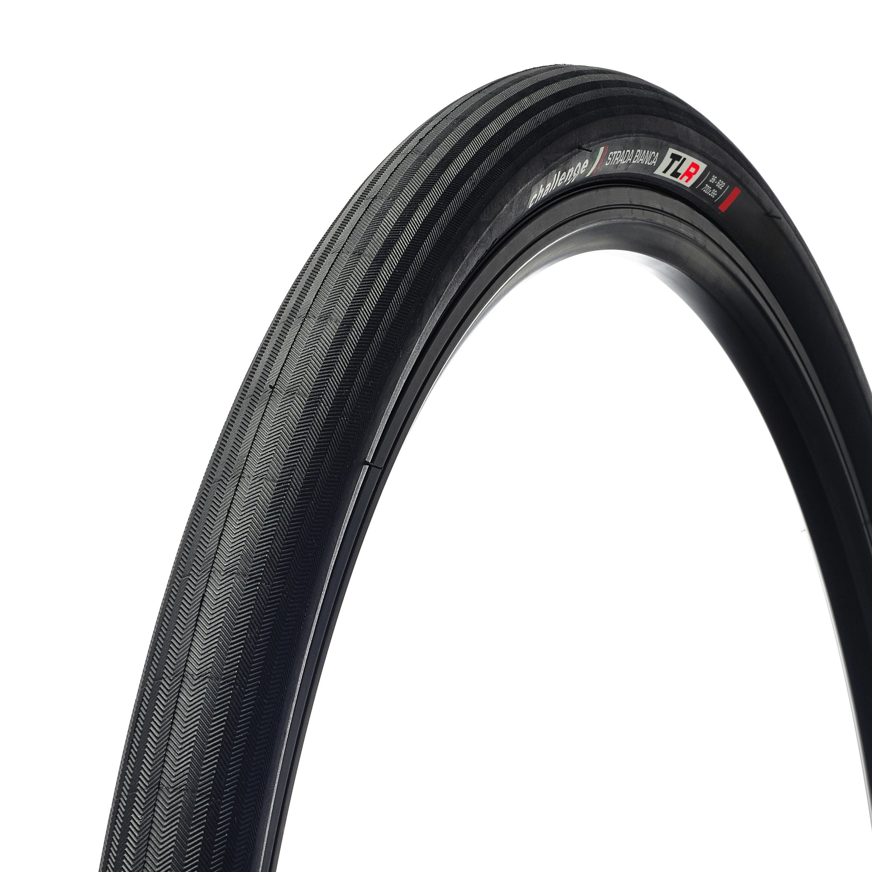 Challenge Strada Bianca Vulcanised Tubeless Ready Tyre Black / 700x36