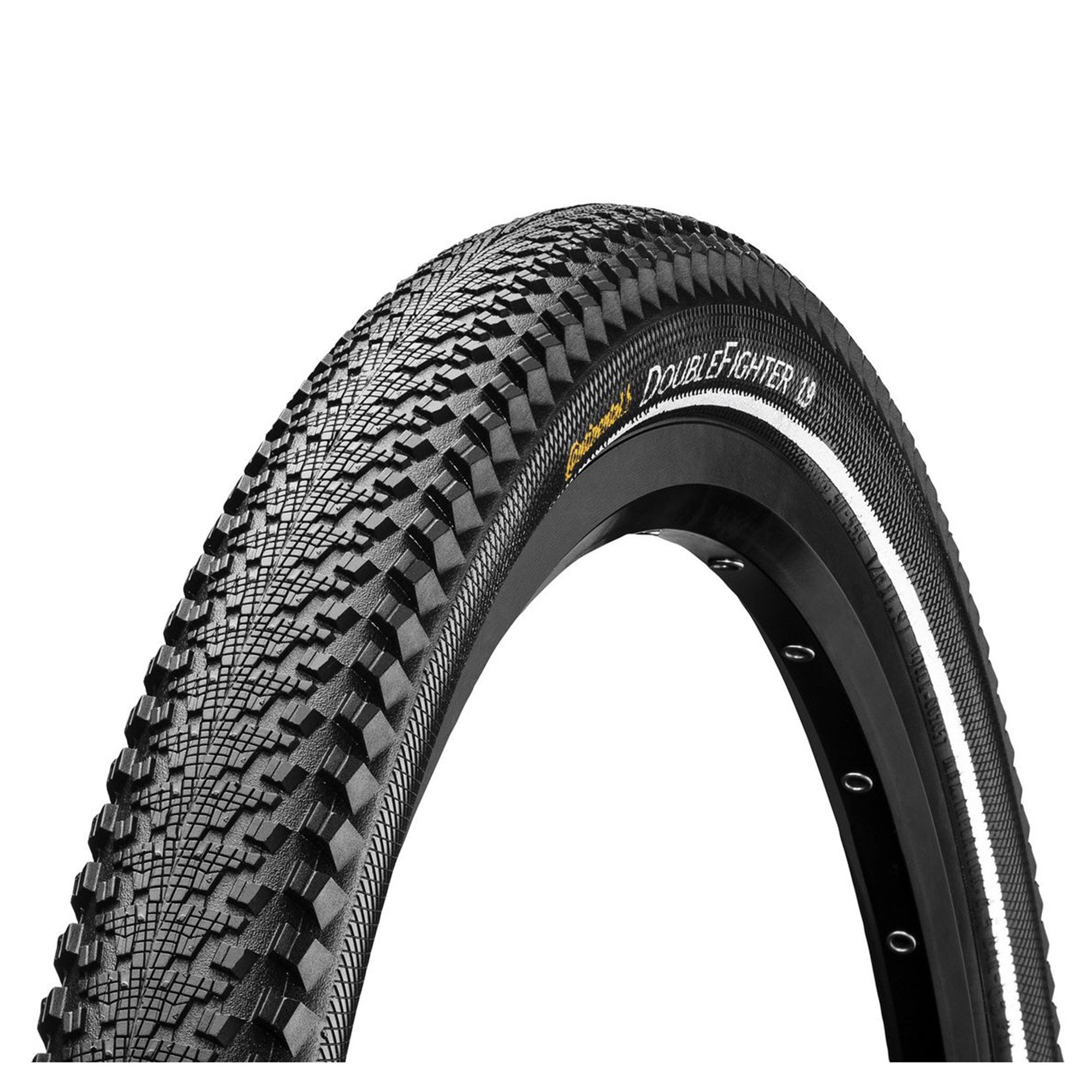 Continental DoubleFighter III Reflex Tyre - Wire Bead 700 X 35C