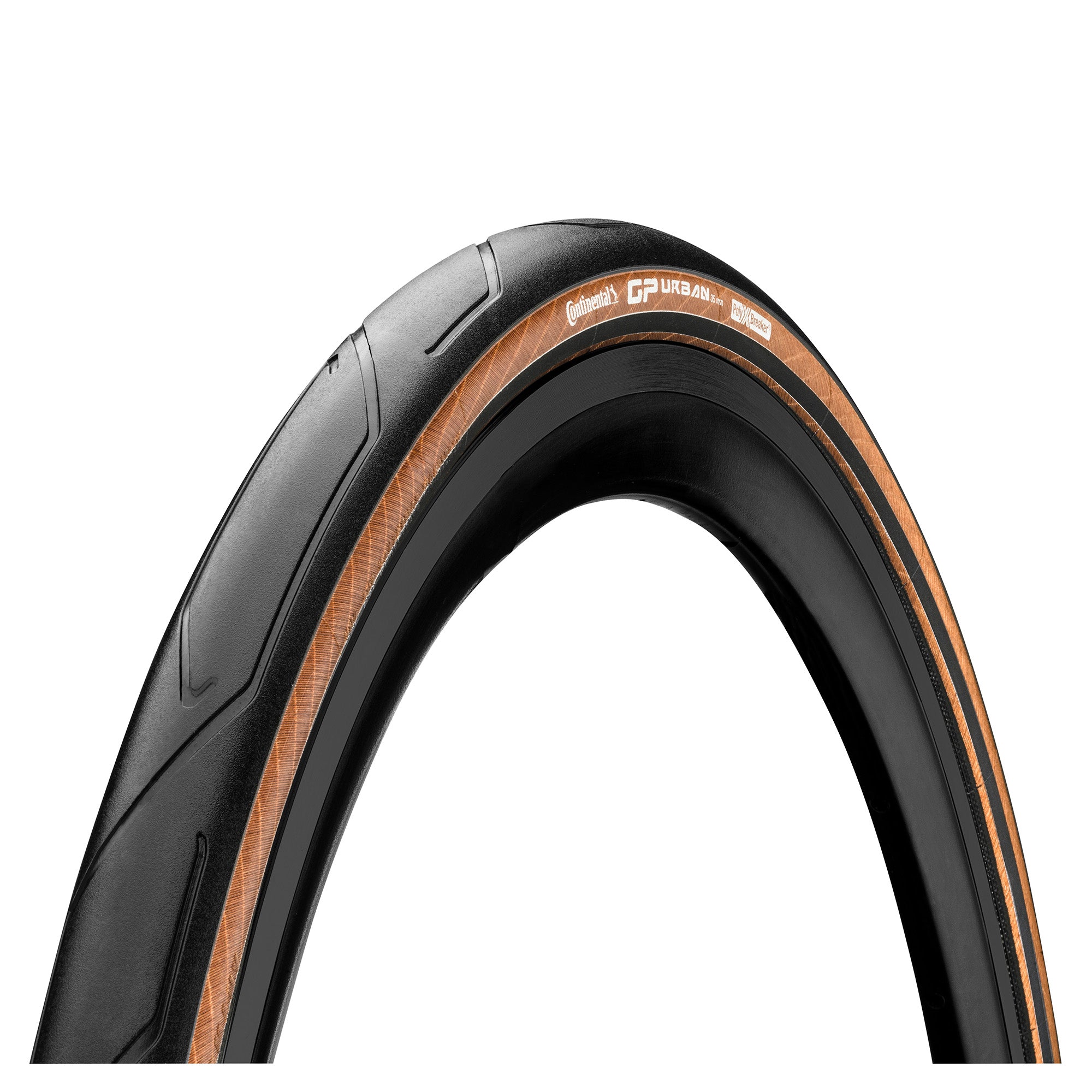 Continental Grand Prix Urban Tyre - Foldable Black Chili Compound Black/Coffee / 700 X 35C
