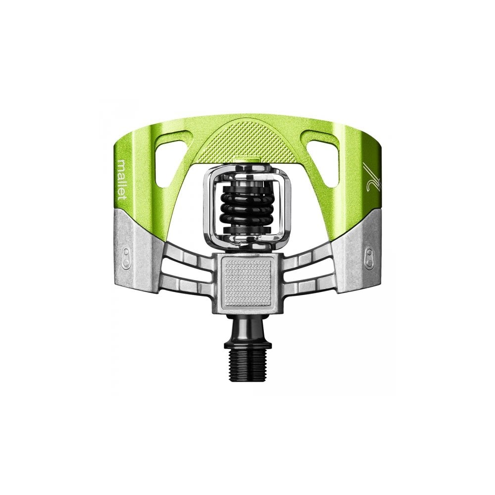 Crank Brothers Mallet 2 Pedals Silver/Green