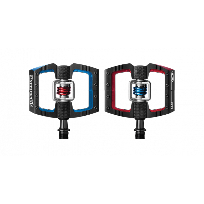 Crank Brothers Mallet DH Pedals Bruni Black/Red/Blue