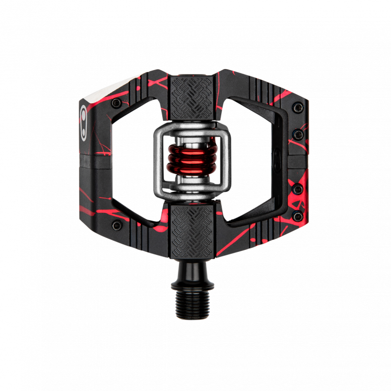 Crank Brothers Mallet E Pedals Red/Black / Long 57mm