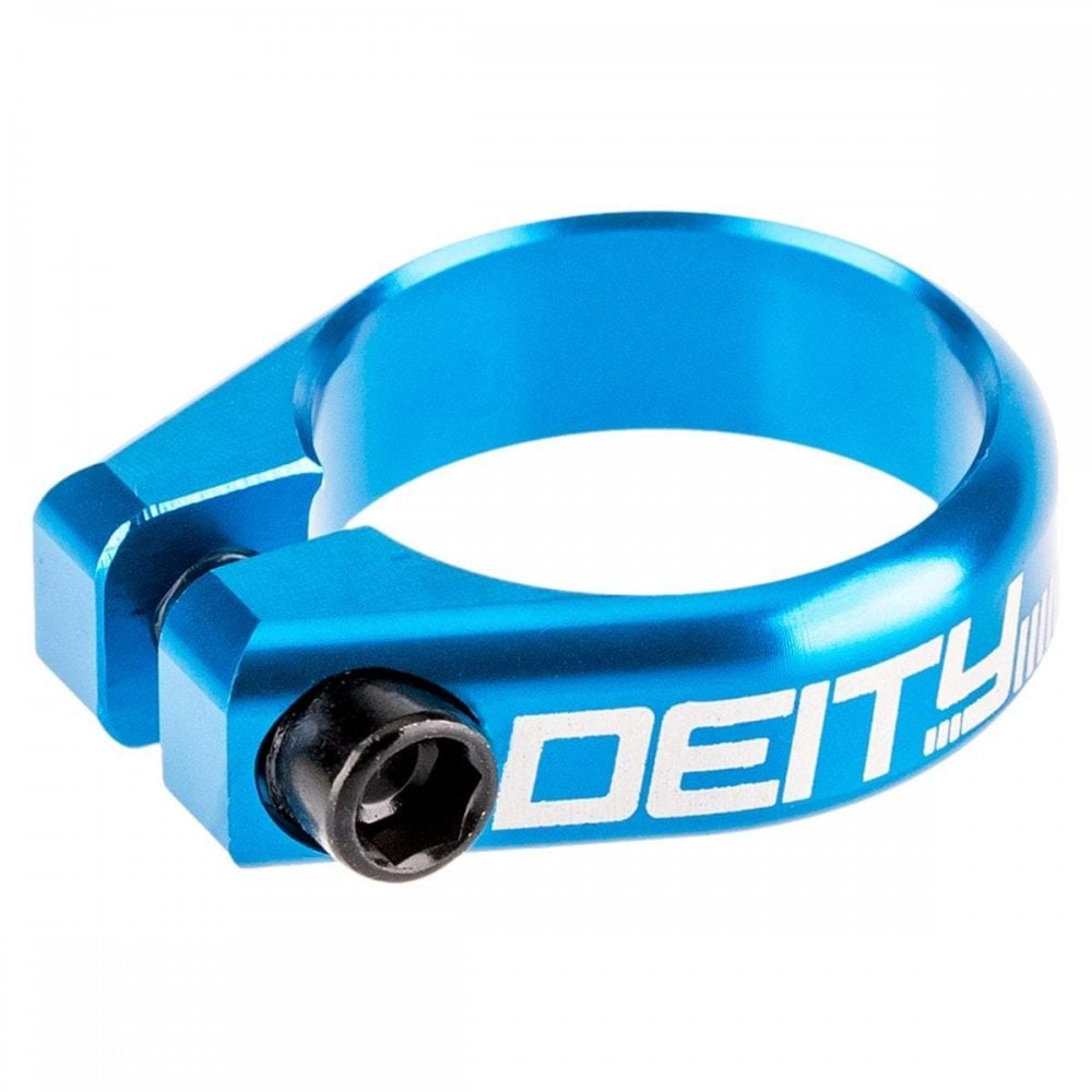 Deity Circuit Seatpost Clamp Blue / 31.8mm