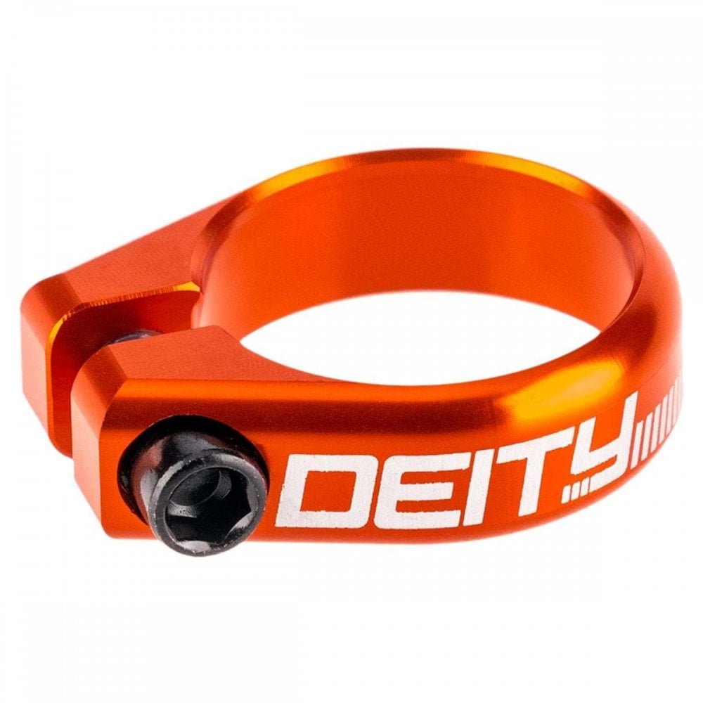 Deity Circuit Seatpost Clamp Orange / 31.8mm