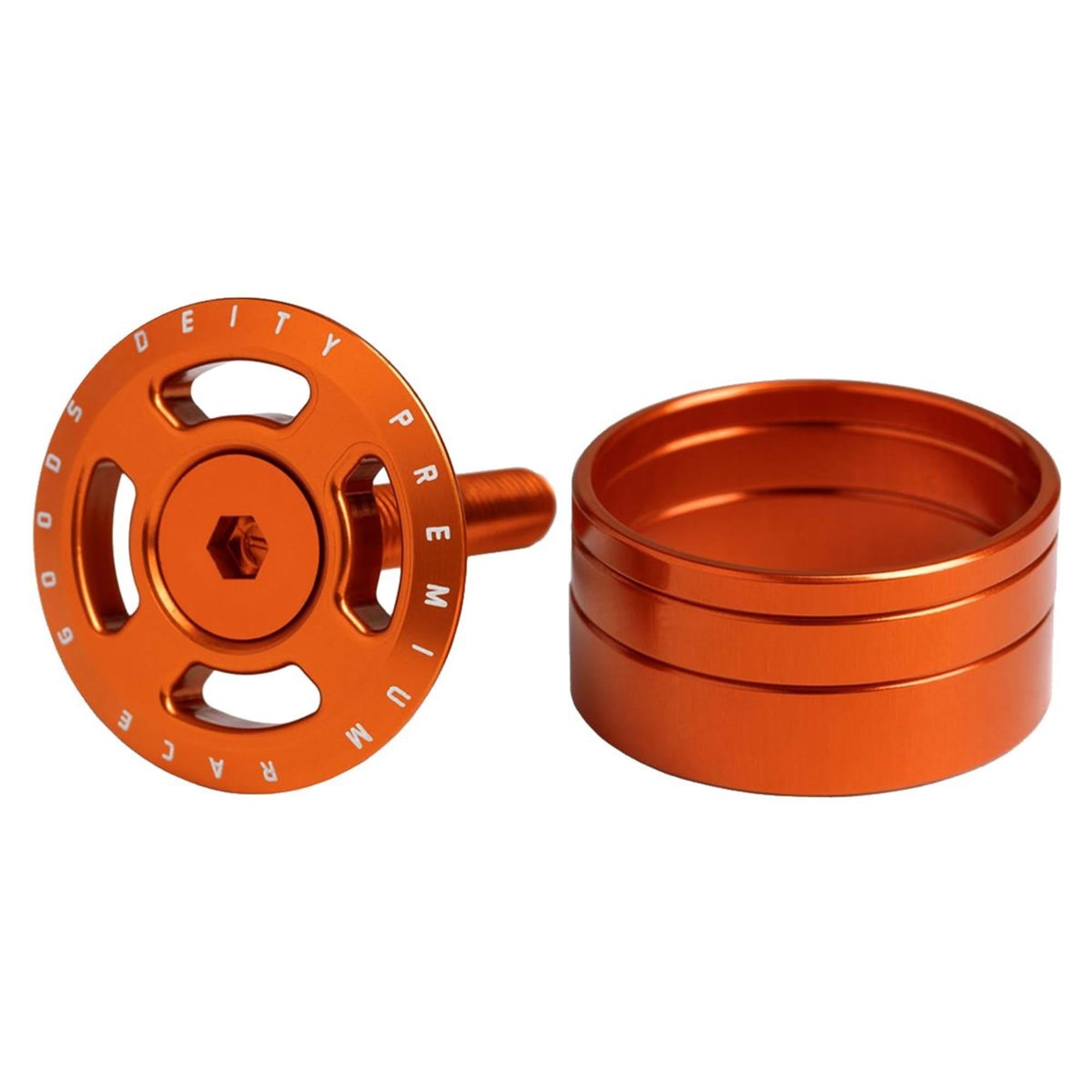 Deity Crosshair Headset Top Cap Kit Orange