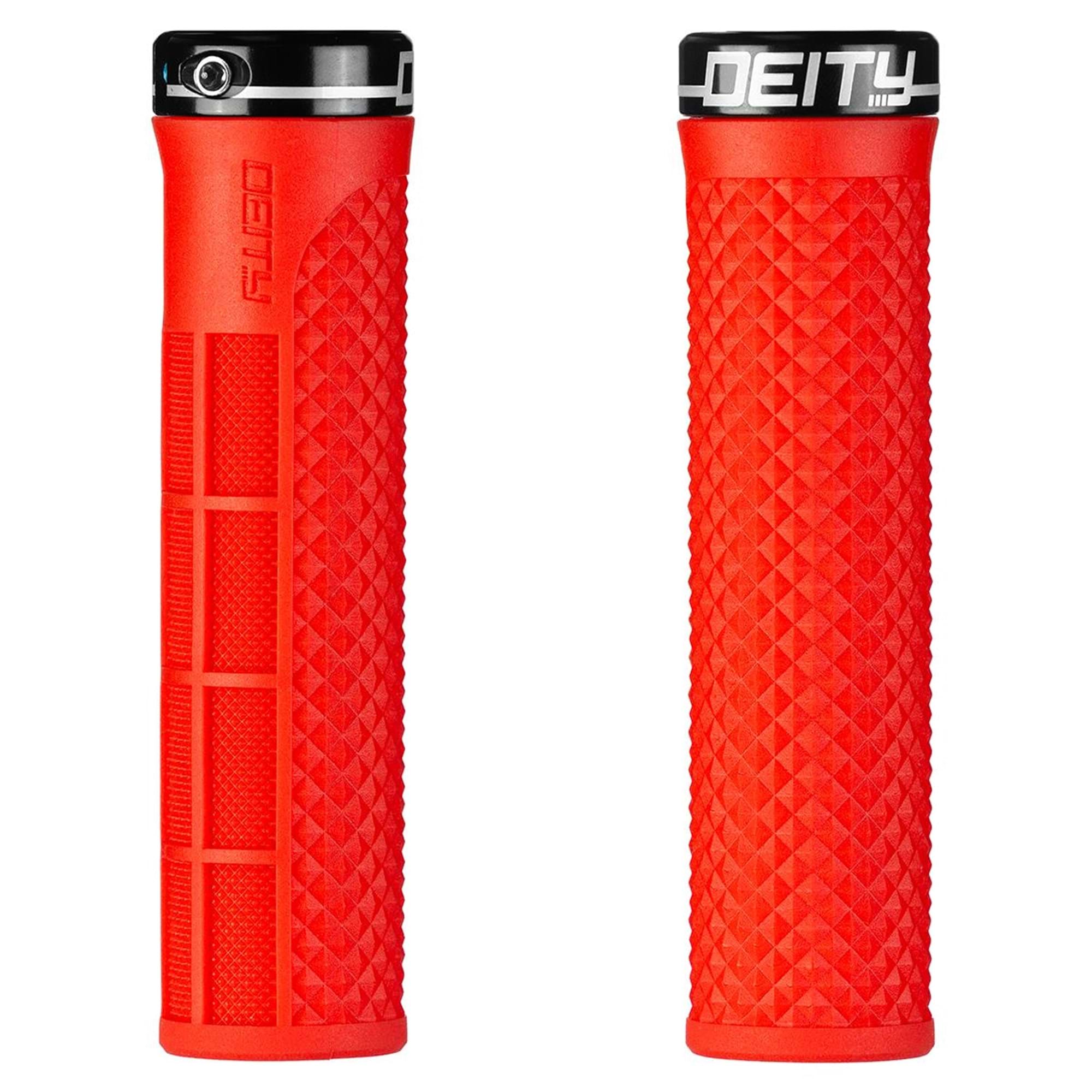 Deity Lockjaw Grips Red