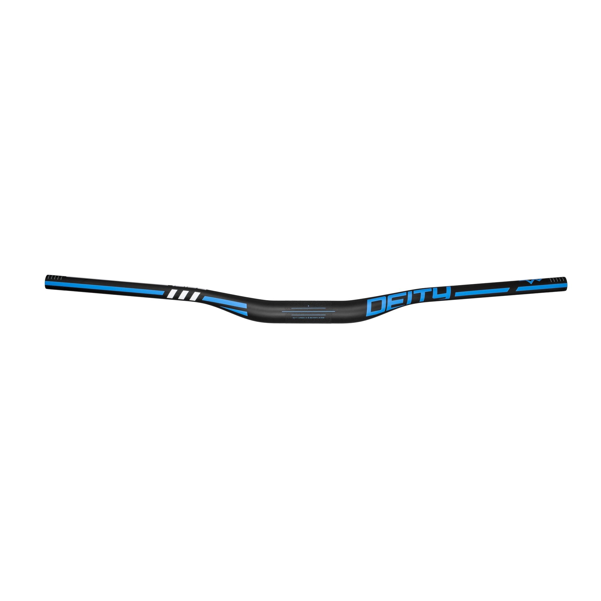 Deity Skywire 35 Carbon Handlebars Blue / 35mm x 25mm Rise