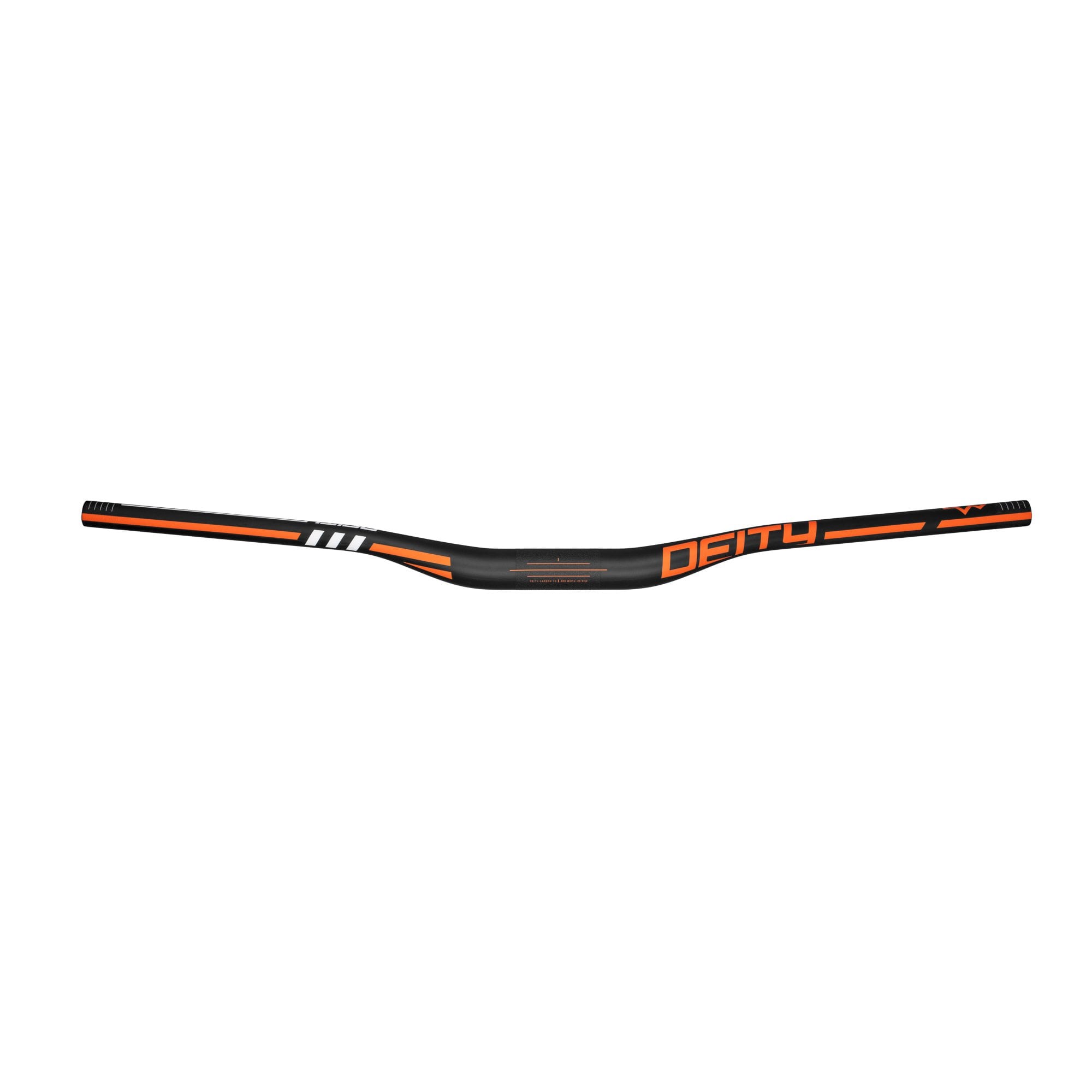 Deity Skywire 35 Carbon Handlebars Orange / 35mm x 25mm Rise