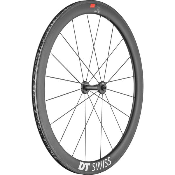 DT Swiss ARC 1100 DICUT Carbon Wheel Black / Front - 48mm Carbon Clincher / 100mm QR