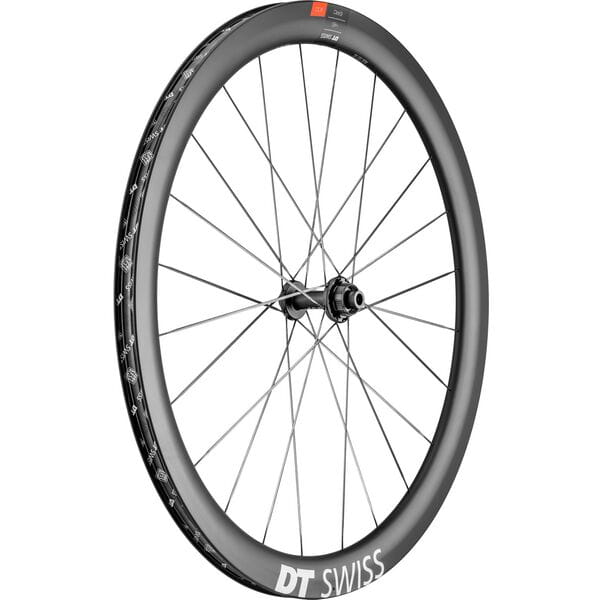 DT Swiss ERC 1100 DICUT Carbon Disc Brake Wheel Black / Front - 45mm Carbon Clincher / 12 x 100mm