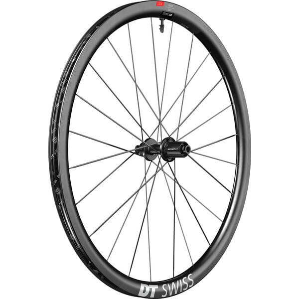 DT Swiss ERC 1100 DICUT Carbon Disc Brake Wheel Black / Rear - 35mm Carbon Clincher / 12 x 142mm