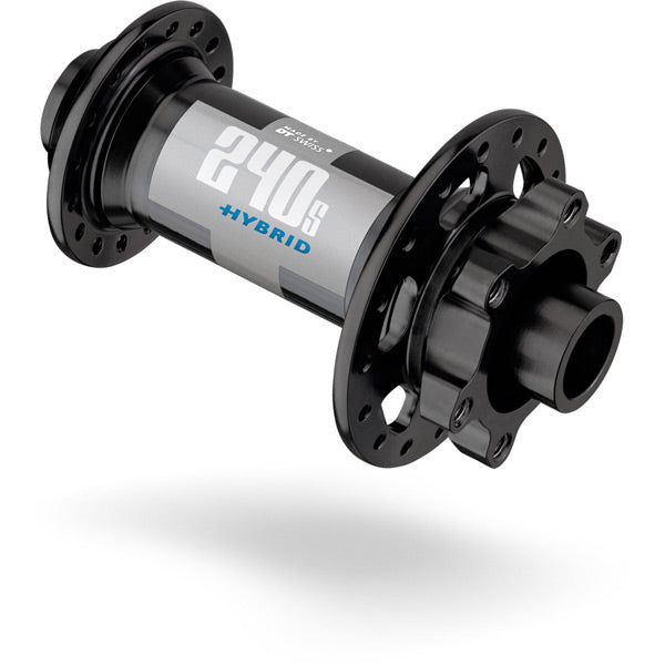 DT Swiss Hybrid 240s 6-Bolt Disc Front Hub Black / 36 hole / 15 x 100mm