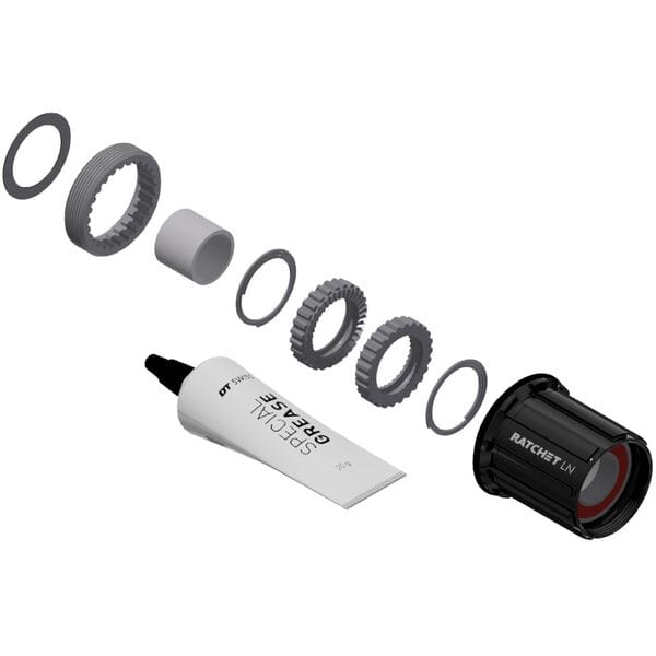 DT Swiss Ratchet LN Conversion Kit for 3-Pawl Hubs MTB 36-tooth Black (Alloy) / Shimano MTB