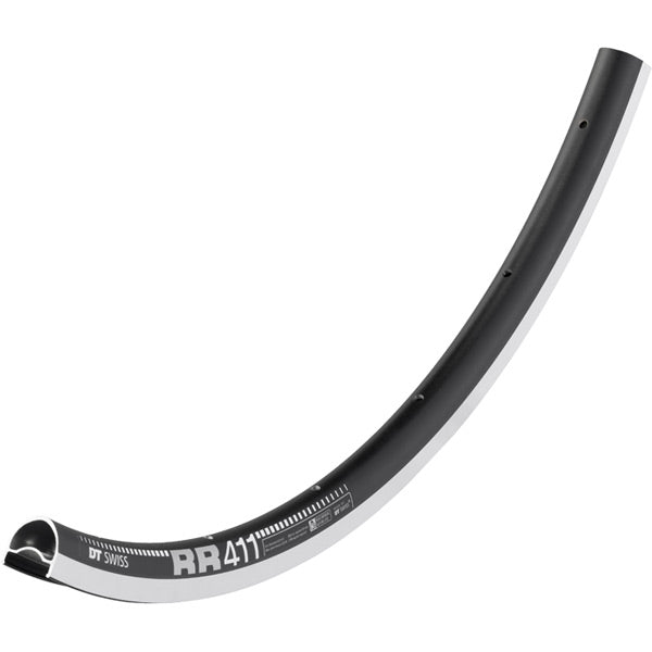 DT Swiss RR 411 SBWT Rim Black / 20 hole / 700c