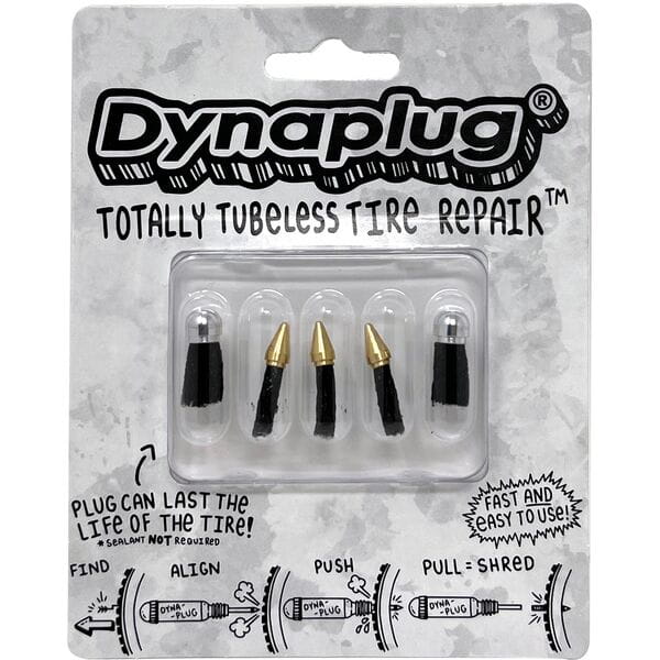 Dynaplug Plug Pack - 3x Soft Nose and 2x Mega Plugs Black / Silver / 5