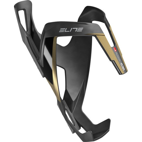 Elite Vico Carbon Bottle Cage Black / Gold / One Size