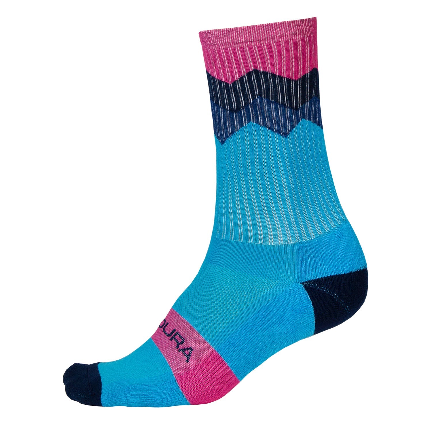 Endura Jagged Sock ElectricBlue / L-XL