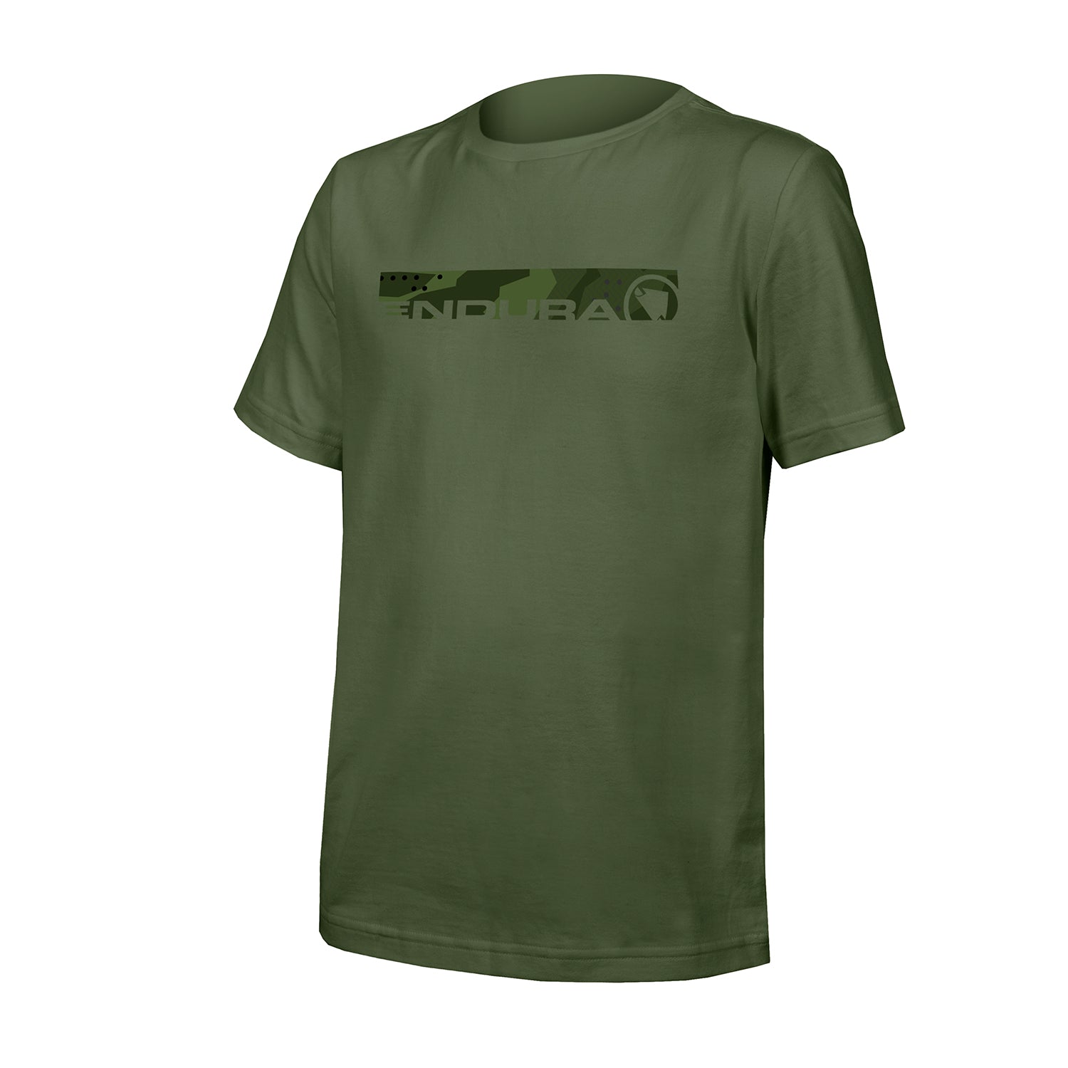 Endura Kid's One Clan Organic Tee Camo OliveGreen / 11-12yrs