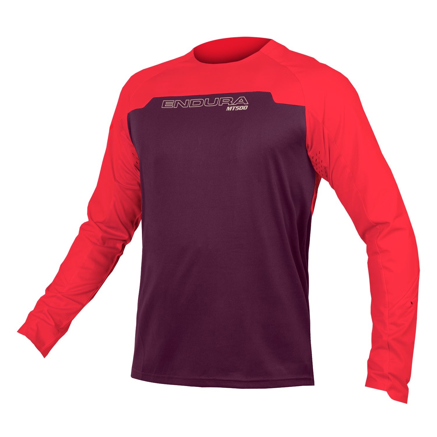 Endura MT500 Burner L/S Jersey Aubergine / S