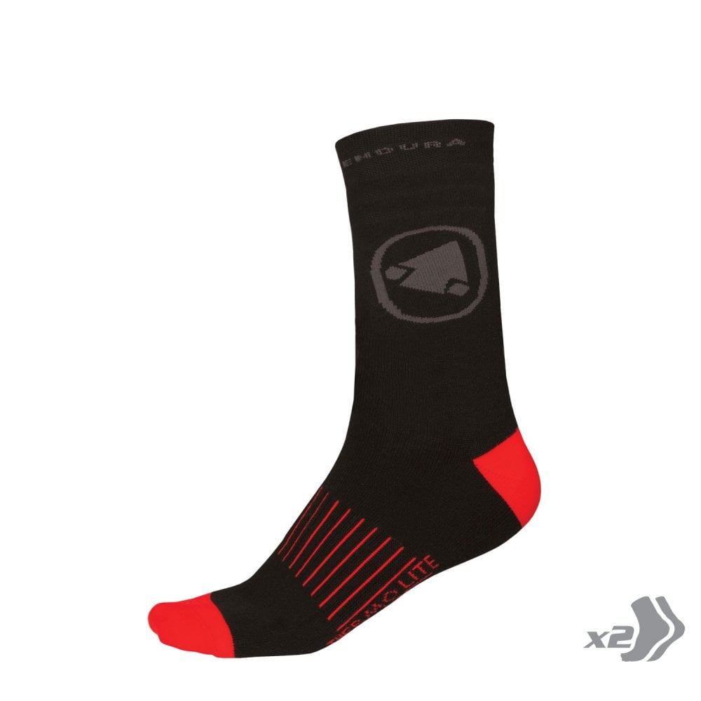 Endura THERMOLITE II Sock (Twin pack) Black / L-XL