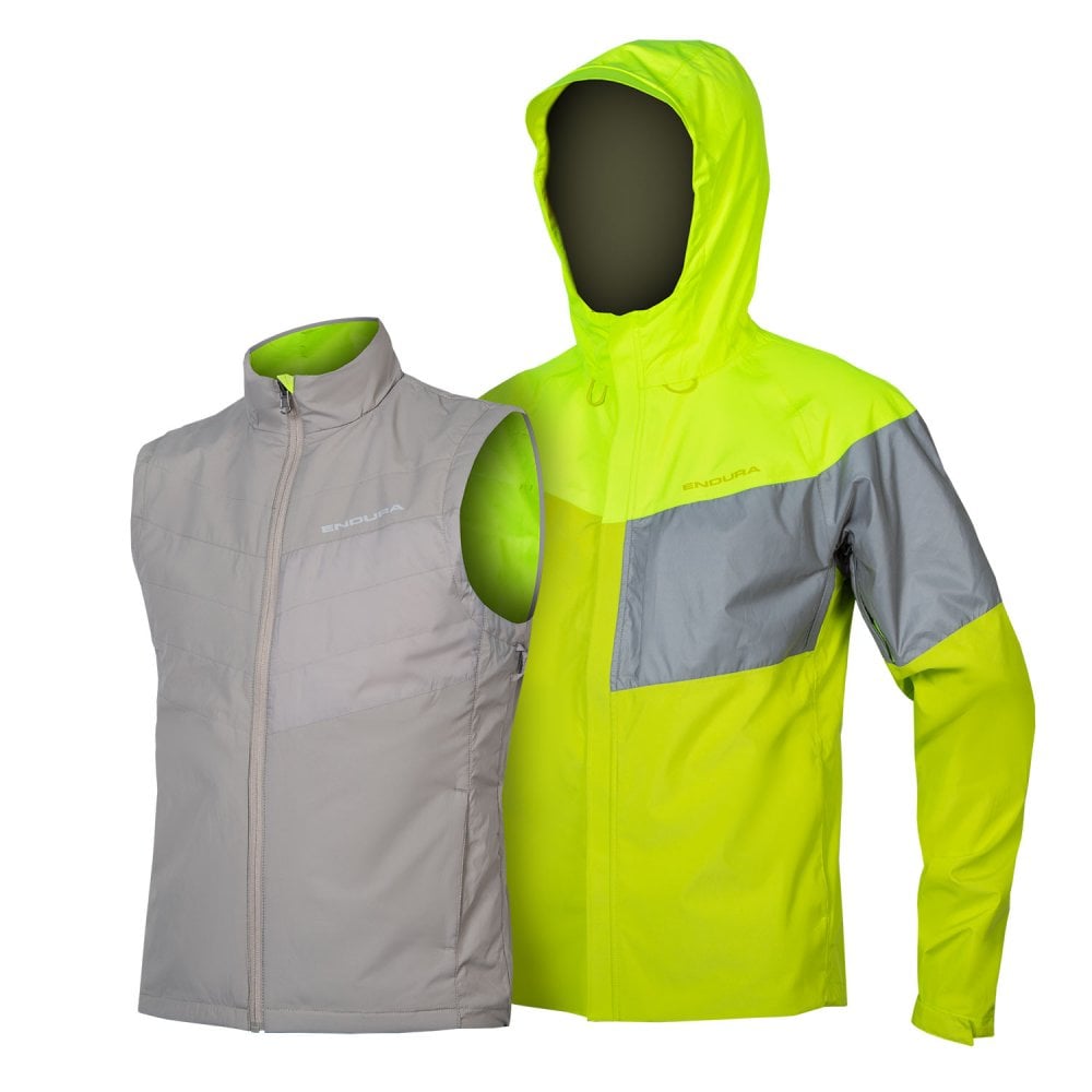 Endura Urban Luminite 3 in 1 Jacket II HiViz Yellow / S