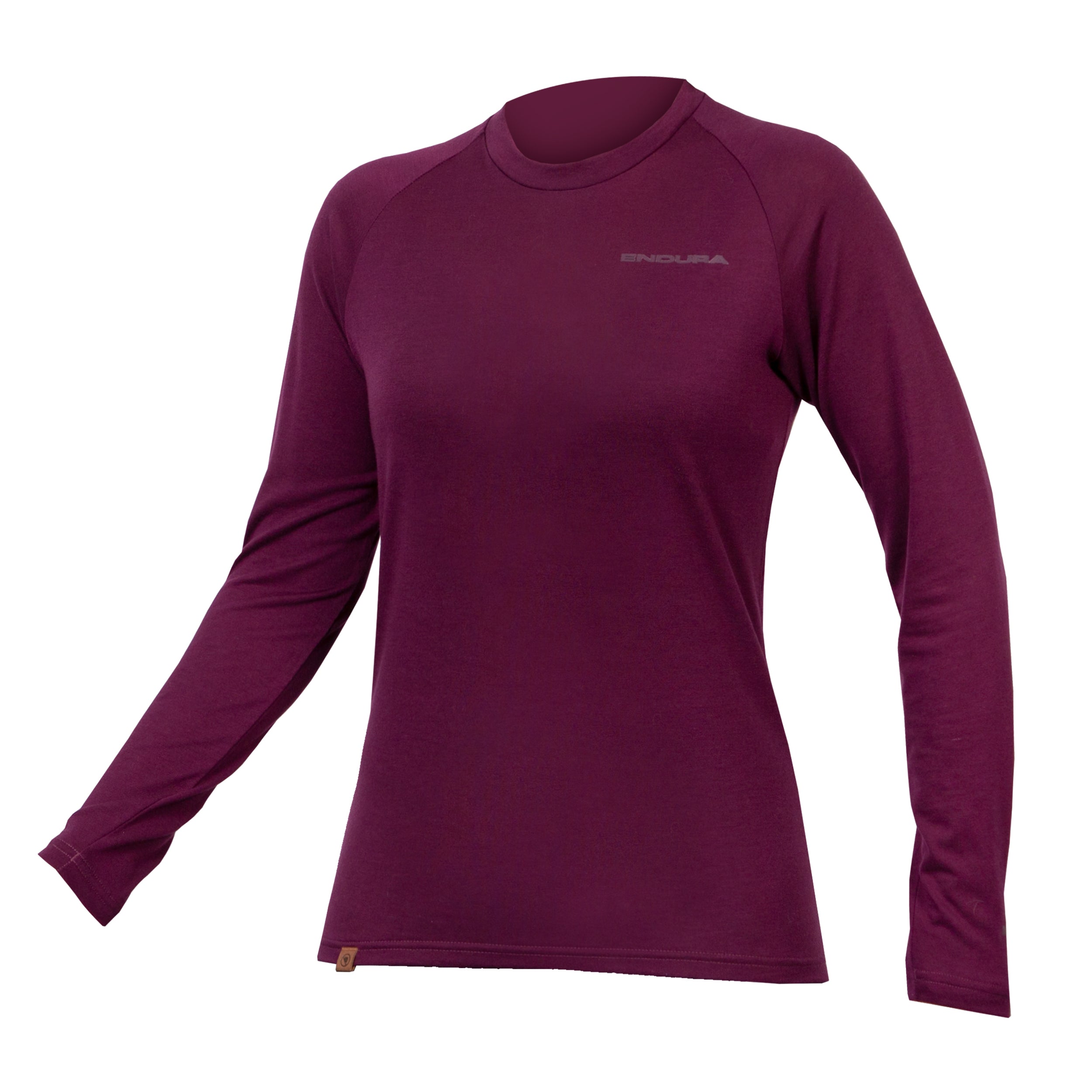 Endura Women's BaaBaa Blend L/S Baselayer Aubergine / XS