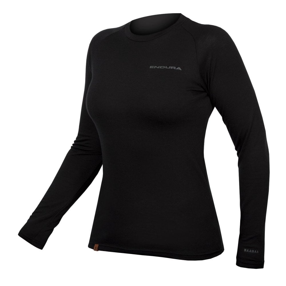 Endura Women's BaaBaa Blend L/S Baselayer Black / XS