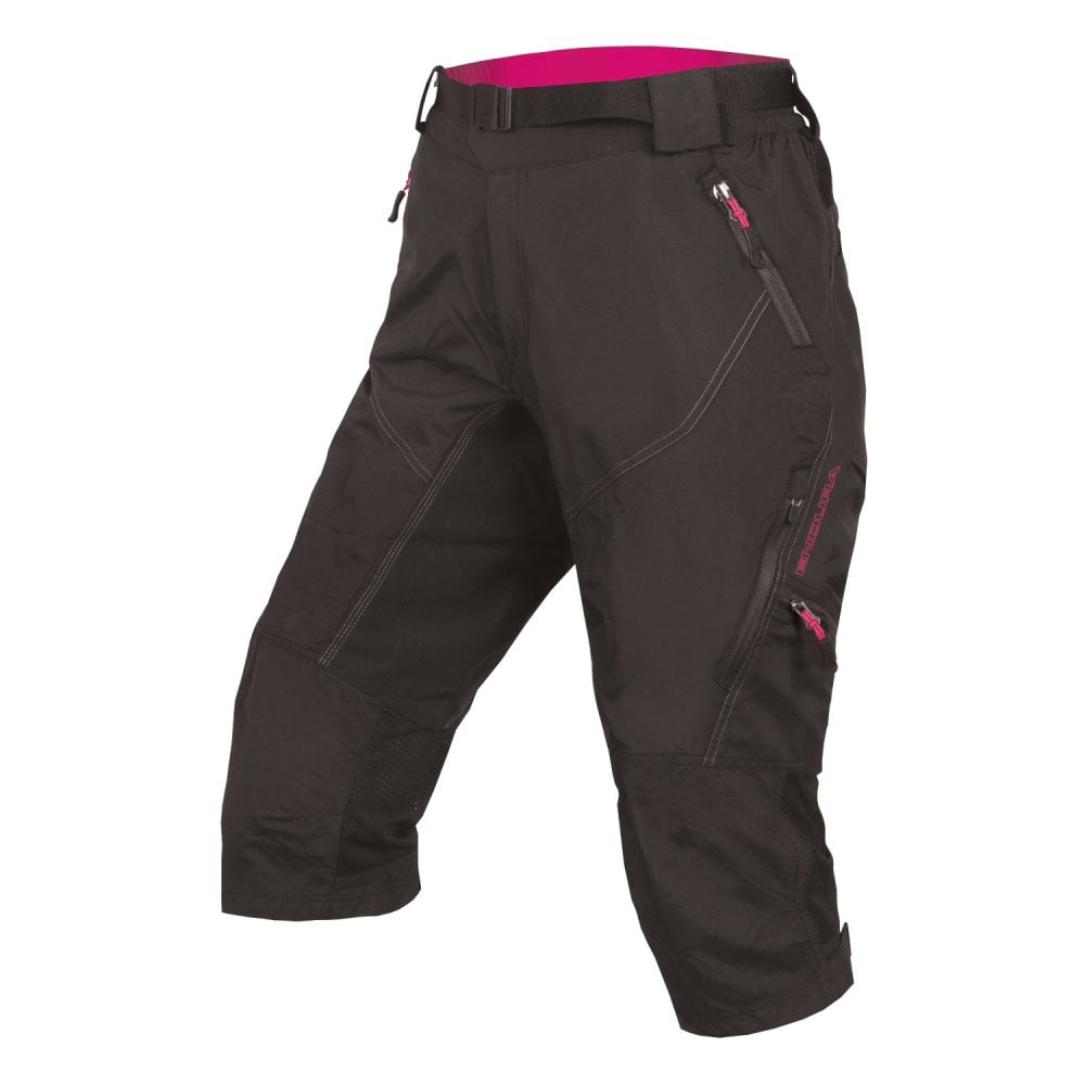Endura Women's Hummvee 3/4 II with liner Black / XS