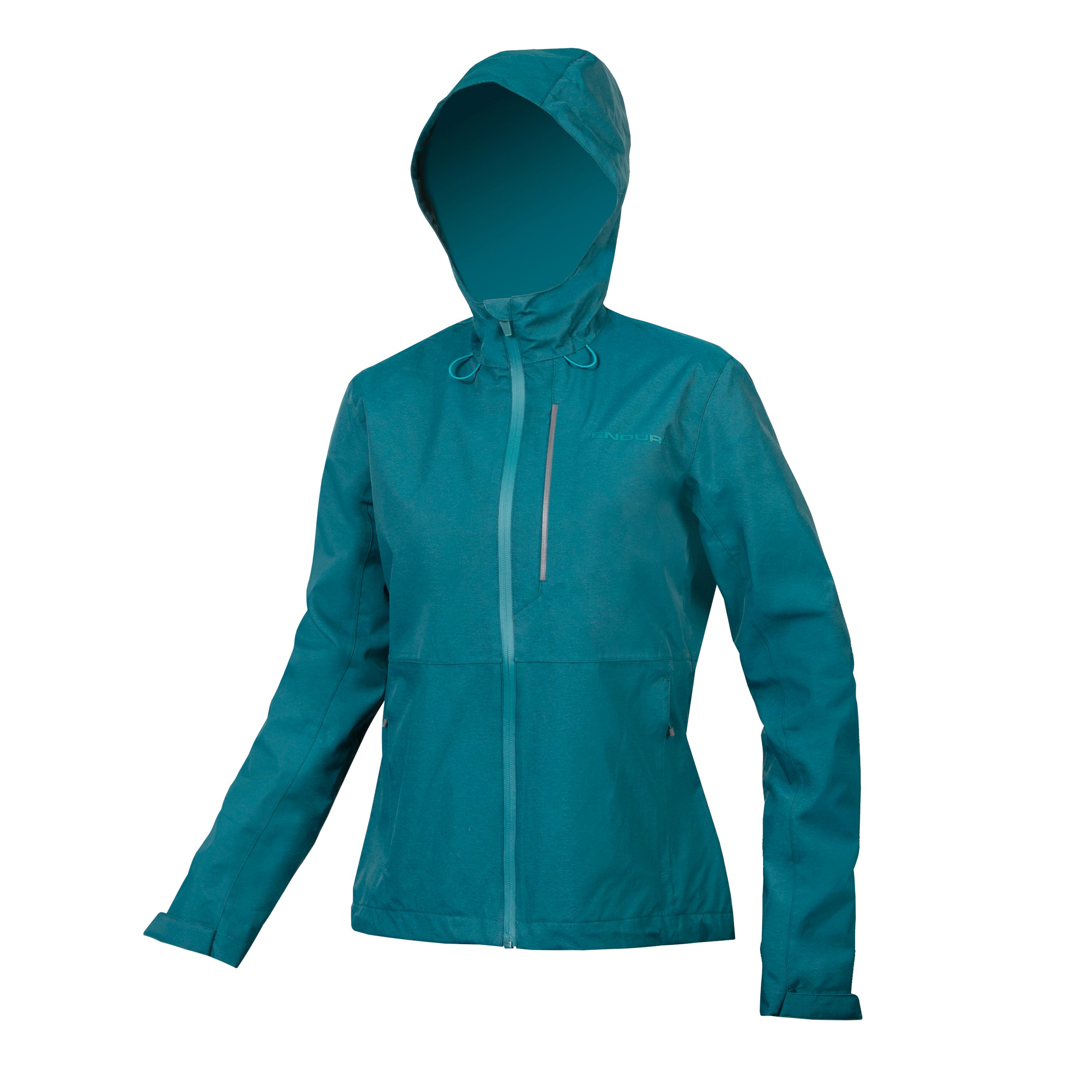 Endura Womens Hummvee Waterproof Hooded Jacket DeepTeal / XS