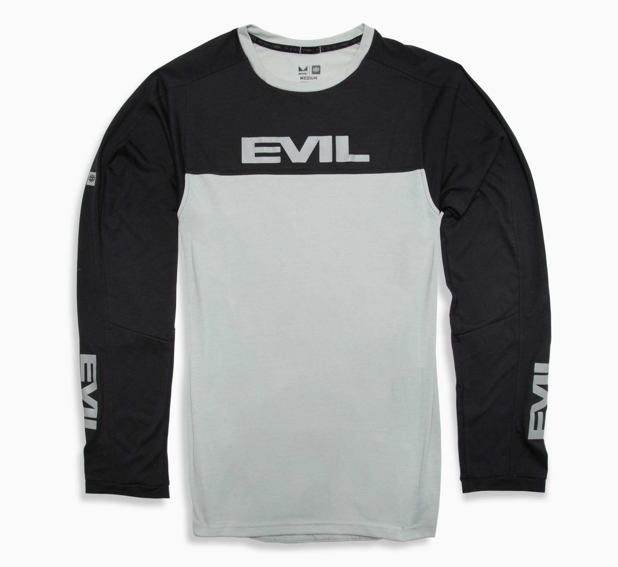 Evil 686 Rival Long Sleeve Jersey Grey / Black / S