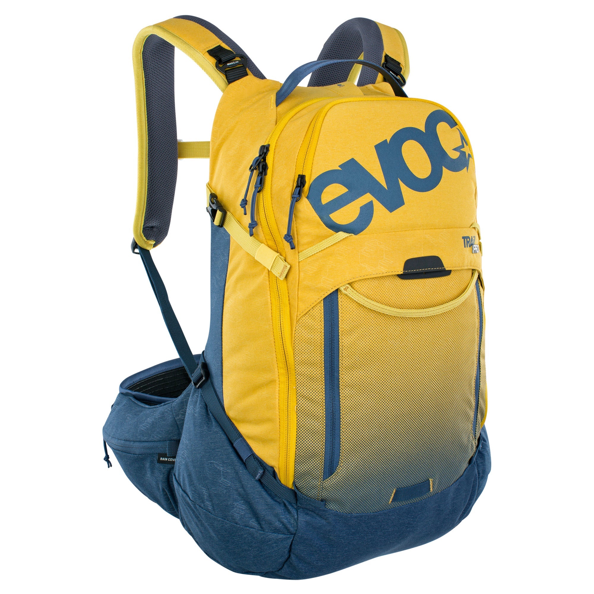 EVOC Trail Pro Protector Back Pack 26L Curry/Denim / S/M