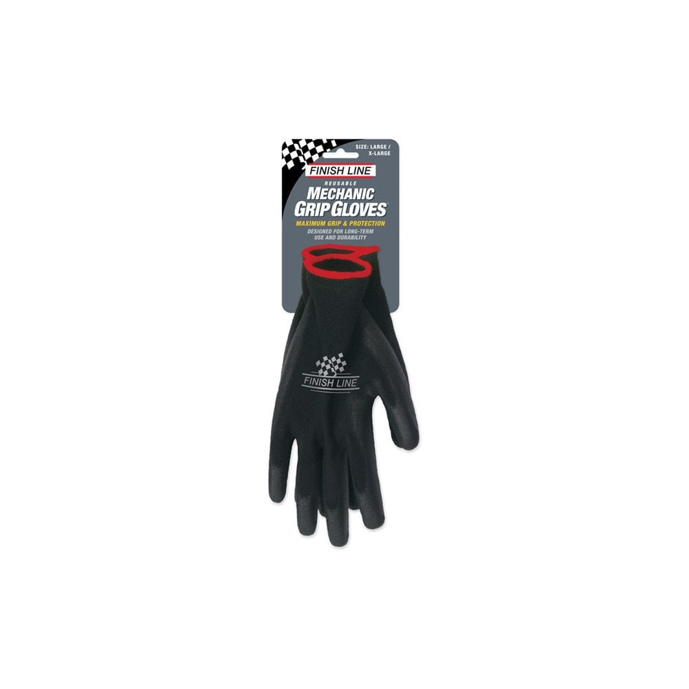 Finish Line Mechanic Grip Gloves (Large / XL)