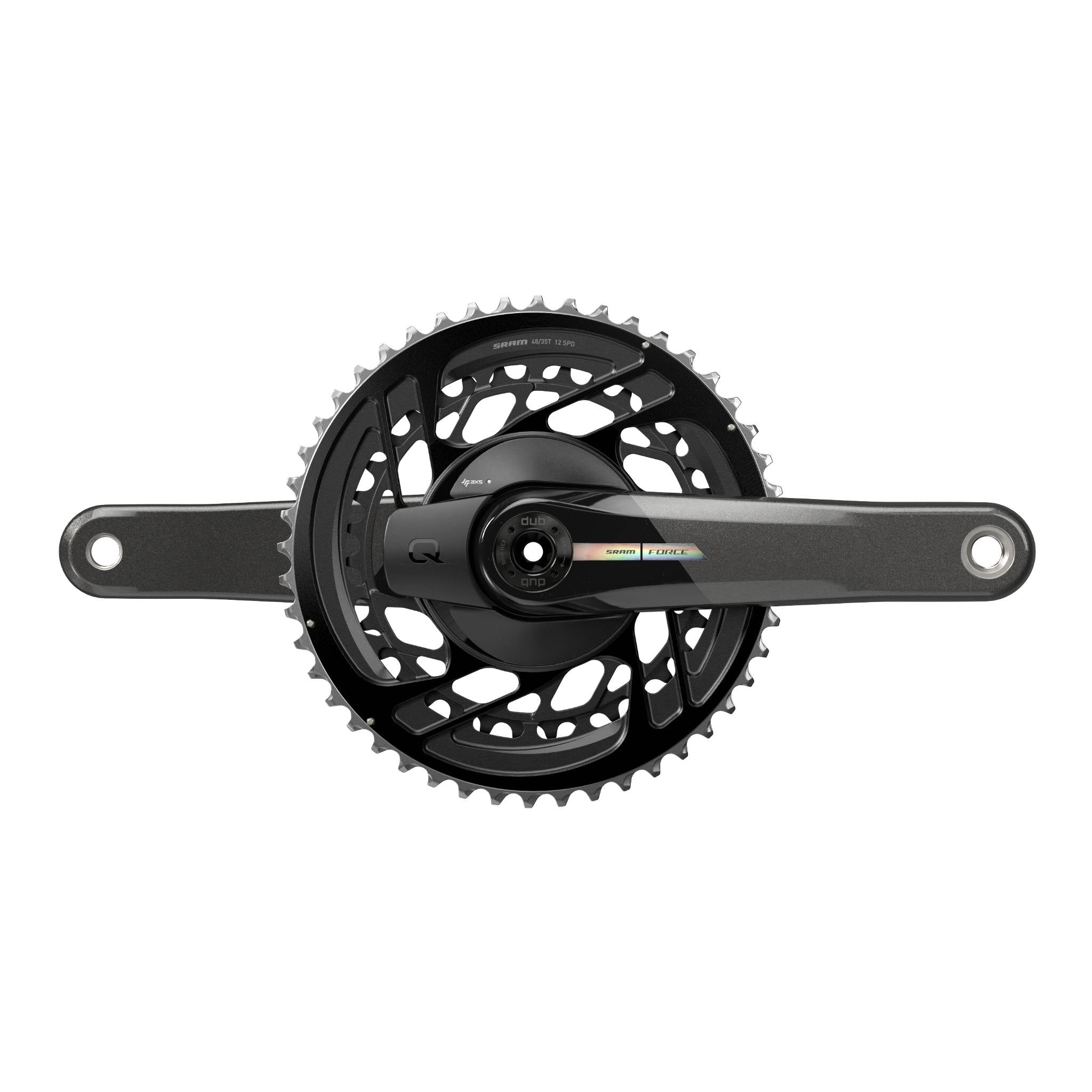 Force AXS D2 Road Power Meter Spider 2x Crankset DUB Iridescenct / 165mm / 48/35T